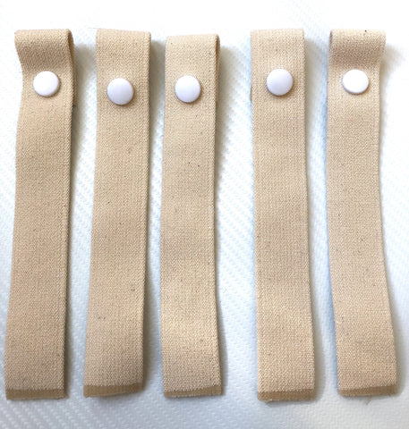 5 Piece Goalie Mask Back Plate Straps